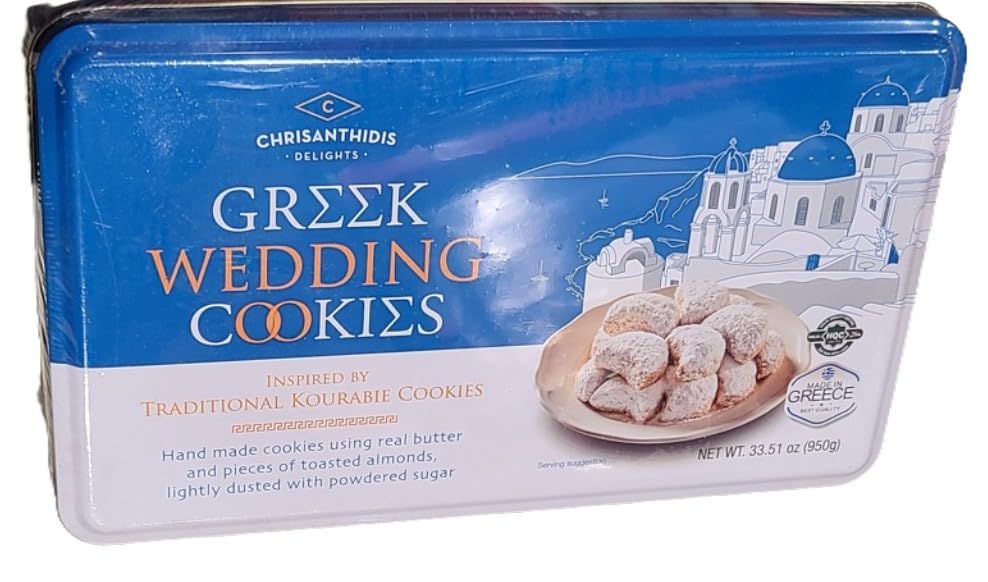 Chrisanthidis Delights Greek Wedding Cookies 33.51 Ounces