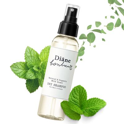 Diane Bonheur Natural Dry Shampoo for Women and Men on Oily Hair &amp; Sensitive Scalp &amp; Body, Wet Dry Shampoo with Rosemary &amp; Lemongrass Extracts, Hair Care from Japan, MILD SCENT, 4.06 Fl Oz