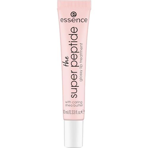 essence The Super Peptide Glossy Lip Treatment Hydrating, Nourishing and Non-Sticky Vegan, Gluten Free and Cruelty Free 01 Peptacular!