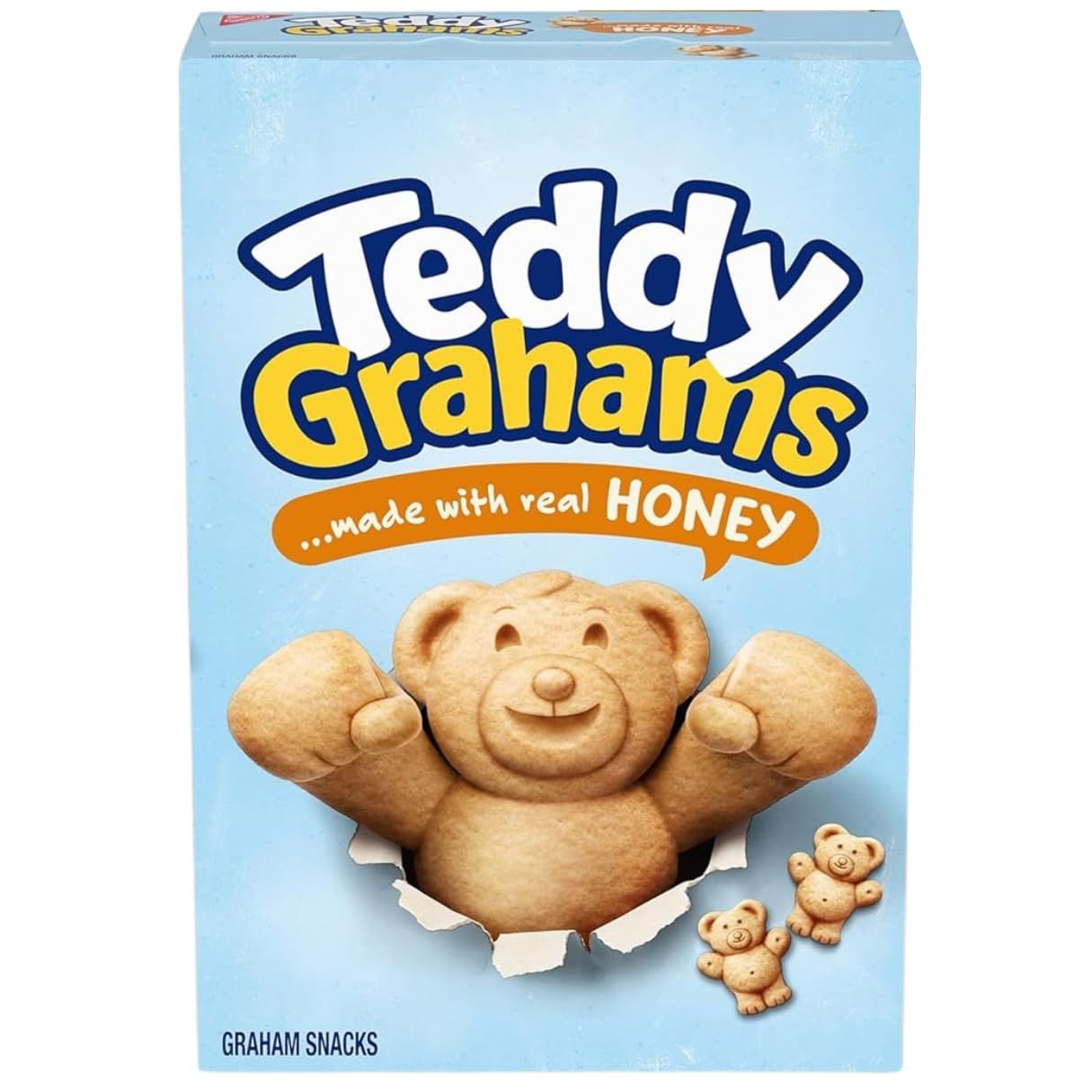 Teddy Grahams Honey Graham Snacks 10 Oz Box - Teddy Grahams Bulk - Teddy Grahams Snack Packs Individual - Teddy Grahams Honey Cookies