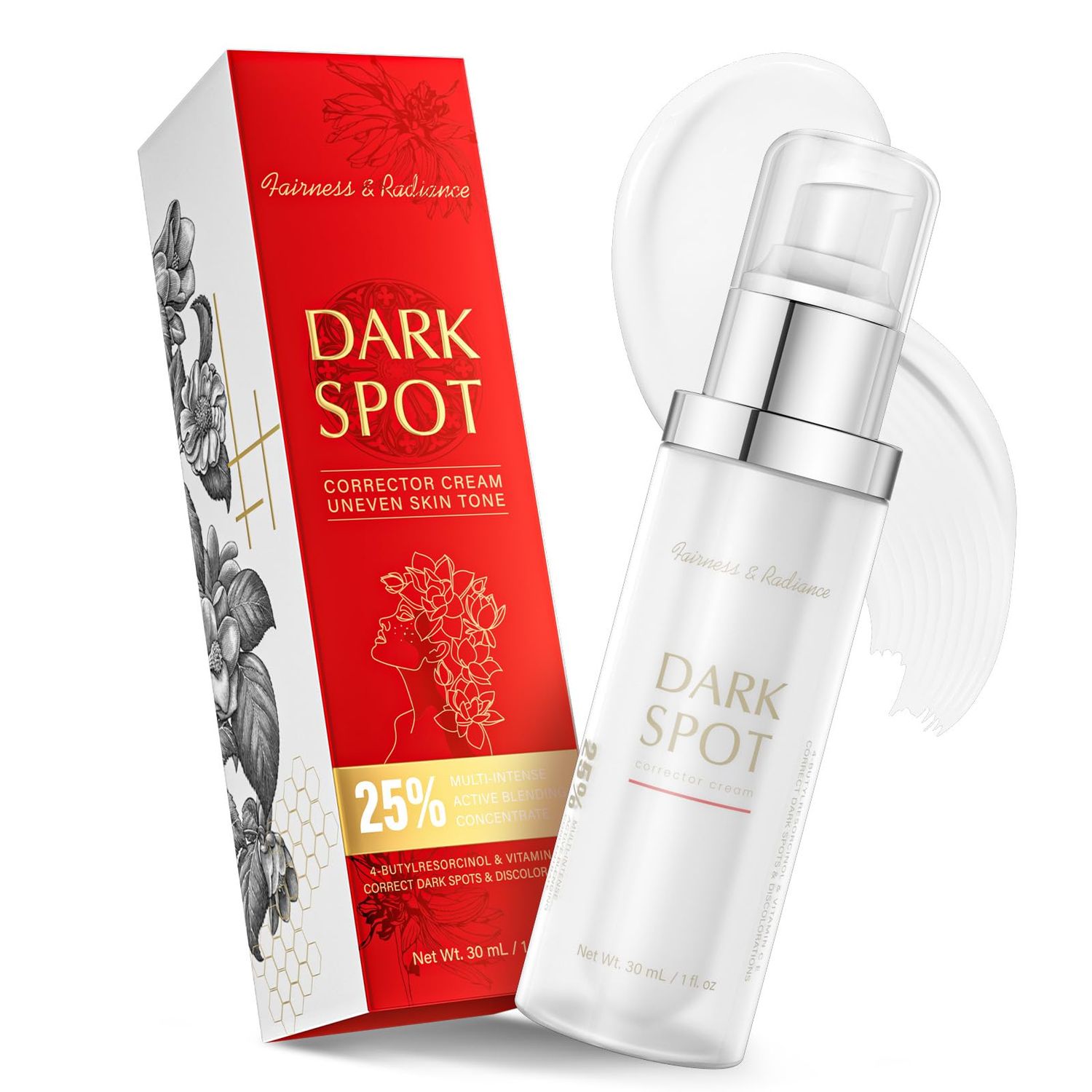OIDLA Dark Spot Remover for Face and Body, Corrector Cream, Sun and Age Spot Treatment, Rapid Tone Repair Retinol 1 Fl Oz