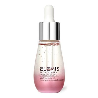 ELEMIS Pro-Collagen Rose Facial Oil Blend Lightweight Daily Facial Oil Soothes, Nourishes, and Smoothes Skin for a Radiant, Fresh Complexion 15 mL