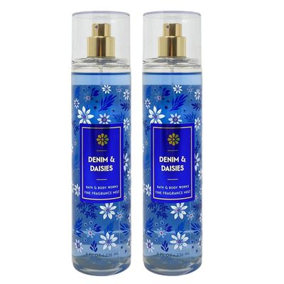 Bath &amp; Body Works Denim &amp; Daisies 2 Piece Fine Fragrance Mist Set - Full Size