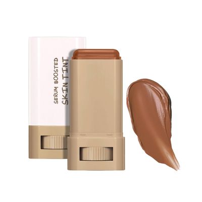 SWETIYOU Multi-Use Foundation Stick Beauty Balm Serum Boosted Skin Tint, On-The-Go Tinted Solid Serum, Lightweight and Buildable Creamy Skin Tint Stick Makeup, Natural Finish03