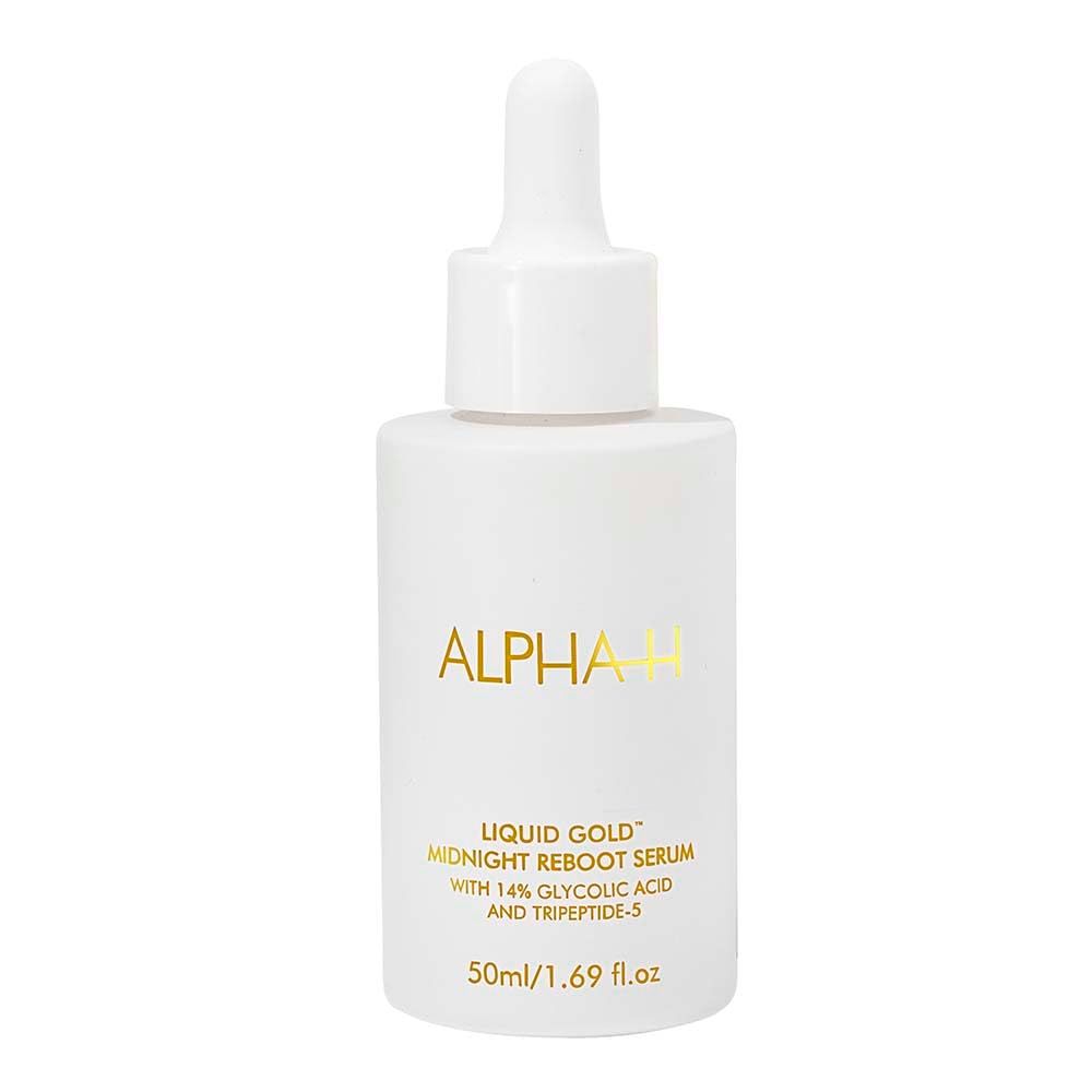 ALPHA-H Midnight Reboot Serum Visibly Smooth, Plump Skin with Glycolic Acid and Retinol