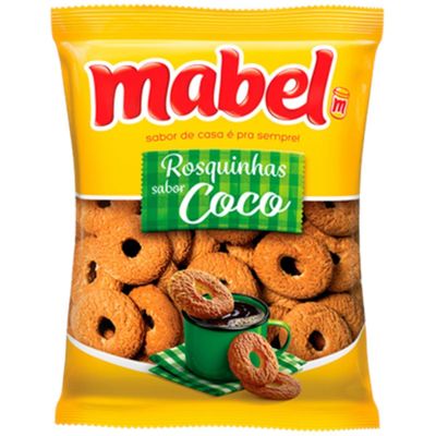 BRAZILIAN CORNER Coconut Cookies Mabel 1.32 Lb Rosquinhas Sabor Coco Mabel 600g Fresh &amp; Crunchy Crisp Cookies with Yummy Coconut Flavor Cookie Snacks for Kids and Adults, Coffee Time and More
