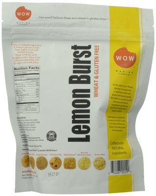 WOW Baking Company Gluten Free Cookies, Lemon Burst, 8 oz