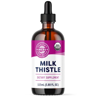 Vimergy Milk Thistle - Supports Liver Function - Promotes Healthy Digestion - USDA Certified Organic, Vegan, Gluten-Free - 115 mL 57 Servings