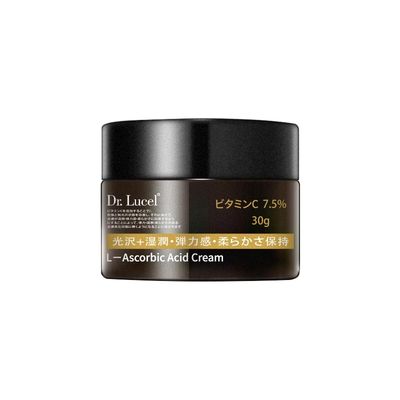 Dr. Lucel 7.5 Vitamin C Face Cream 30g Vitamin E, Removes Freckles, Tenders Skin, Promotes Collagen Synthesis, Brightens, Nourishes, Protects against Free Radicals, Hydrates