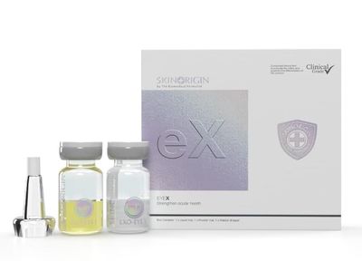 EyeX Advanced Exosome Eye Cream with Peptides &amp; Niacinamide Clinical-Strength Dark Circle Treatment, Anti-Aging Under Eye Bags Cream Reduce Fine Lines, Wrinkles &amp; Puffiness Premium Treatment Kit
