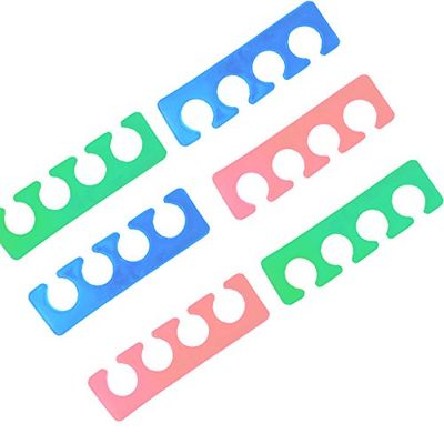 KADS 3 Pairsset Silicone Toe Separator Nail Art Manicure Finger Feet Care Braces Supports Nails DIY Tools