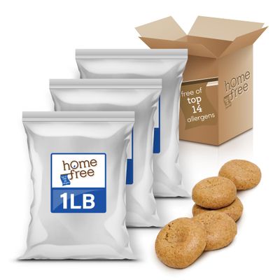 Homefree Treats You Can Trust Gluten Free Vanilla Mini Cookies, Nut Free, 3 LB bulk