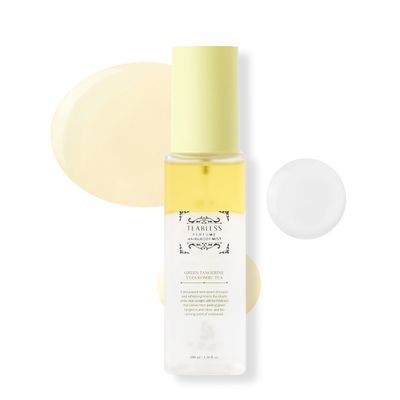TEABLESS Green Tangerine Yuja Kombu Tea Perfume Hair &amp; Body Mist, Hair &amp; Body Perfume Spray for Dry Skin, Moisture Balance, Soothing, Nourishing, Long-Lasting Fragrance, Citrus Woody Scent