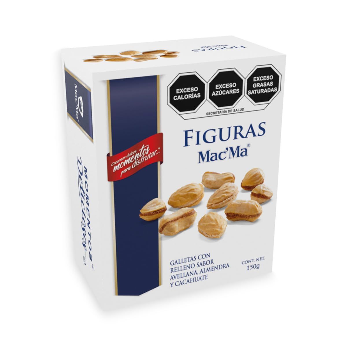 Mac&#39;ma Figuras, Mexican Cookies, Box of 5.29 oz, 150 grams