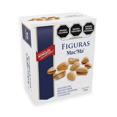 Mac&#39;ma Figuras, Mexican Cookies, Box of 5.29 oz, 150 grams