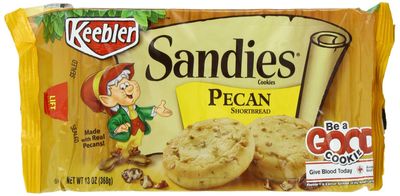 Keebler Pecan Sandies Cookies, 13 Oz Pack of 6