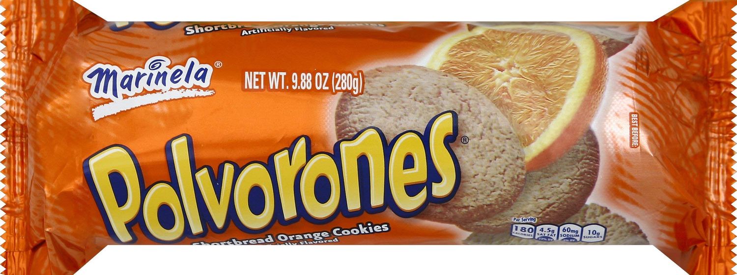 Marinella, Polvorones, Orange Shortbread Cookies