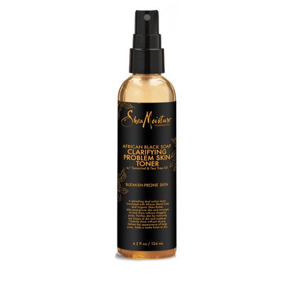 SheaMoisture Clarifying Toner for Problem Skin African Black Soap with Tea Tree Oil 4.4 oz