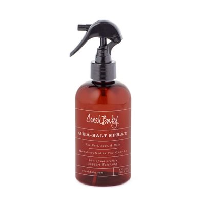 CreekBaby Organic Sea Salt Spray for Face, Body, and Hair, Toner for Acne, Rosacea and Hair Volumizer