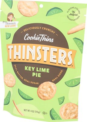 Thinsters Cookies, Key Lime Pie Cookies Thins, 4 oz Pack