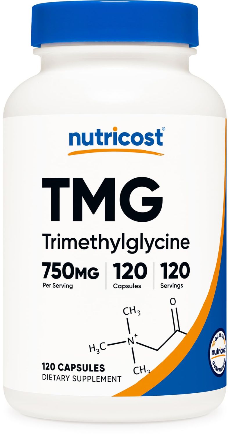 Nutricost TMG Trimethylglycine 750mg, 120 Capsules