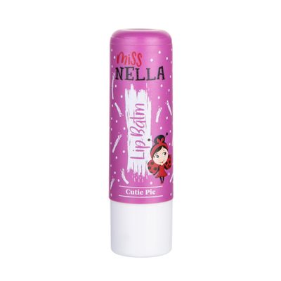 Miss Nella CUTIE PIE, purple Hypoallergenic children Lip Balm, Non Toxic Make Up for kids, perfect for those with sensitive skin.
