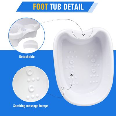 VnioLife Ionic Detox Foot Bath Tub Basin for All Detox Machines with 100 Liners - Beauty Feet, Relieve Foot Discomfort