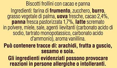 Mulino Bianco: Abbracci shortbread with cream and cocoa - 24.69 Oz 700g Italian Import
