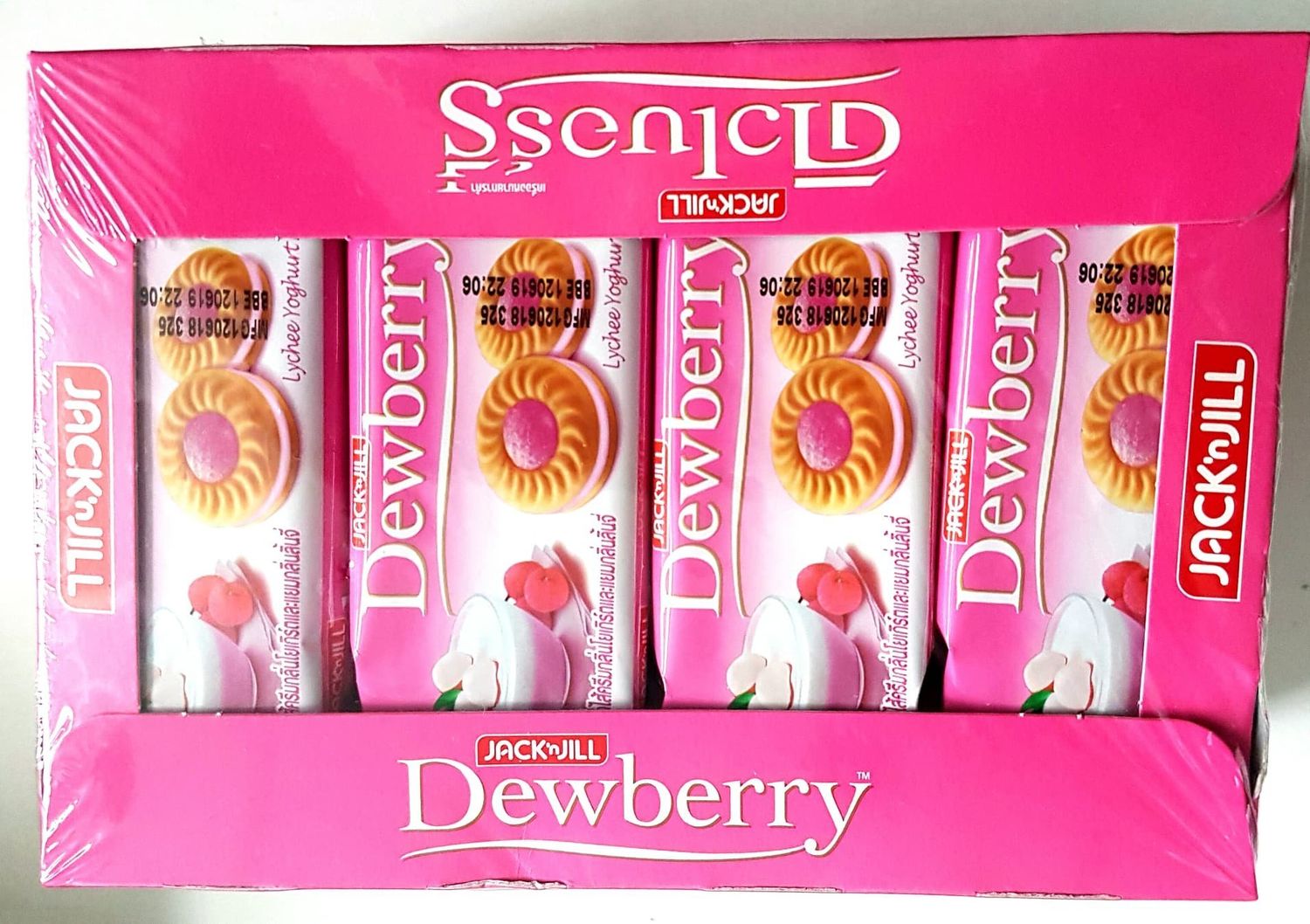 DEWBERRY Lychee Yogurt Cookies 36G.X12 Jack&#39;nJiLL