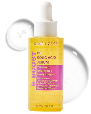 NINELESS B-Boost 1 Kojic Acid Serum with 10 Niacinamide 2 Tranexamic Acid for Hyperpigmentation Dark Spots - Korean Skincare Peptide Complex - Brightening Skin, Barrier Repair for All Skin Types
