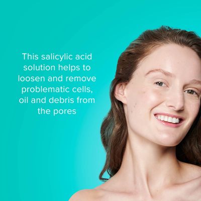 ClarityRx Fix It 2 Salicylic Acid Pore Perfecting Solution, Natural Plant-Based Treatment for Acne-Prone &amp; Oily Skin 1 oz.