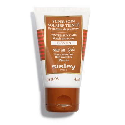 Sisley Paris Tinted Sunscreen Cream SPF 30, 2 Golden - 40 mL - Non-Greasy Tinted Moisturizer - Broad Spectrum UVAUVB Protection - Water Resistant Up to 40 Minutes - Non-Comedogenic
