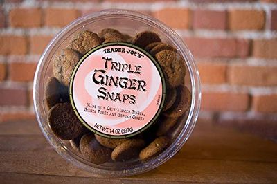 Trader Joe's Triple Ginger Snaps - 3 Pack 14 oz tubs each