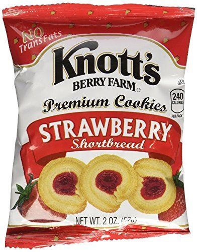 Knott&#39;s Berry Farm Strawberry Shortbread -362oz Strawberry, 36 Pouches by Knott&#39;s