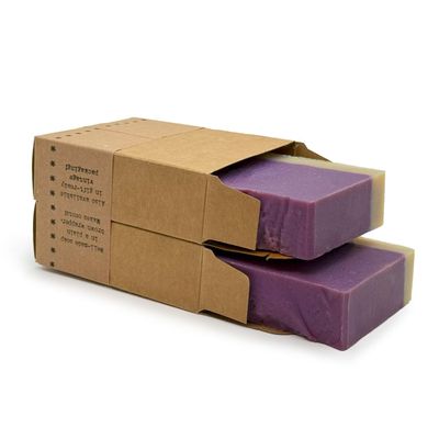Just Like Jane Huckleberry Pie Handmade Soap 5 oz Bars Packaging: Plain Jane 2 bars