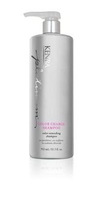Kenra Platinum Color Charge Shampoo Color Extending Recharges Hair Color Up To 50 Washes Locks Color Pigments Maximum Color Retention All Hair Types &amp; Colors 31.5 fl. Oz