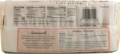 Bellino Savoiardi Lady Fingers, 7 Ounce
