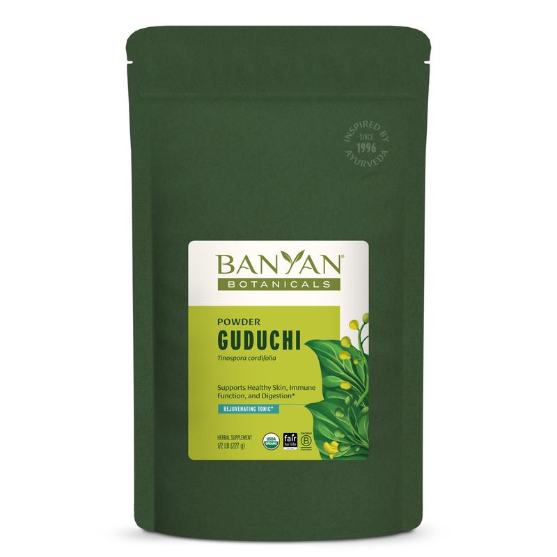 Banyan Botanicals Organic Guduchi Powder - Organic Immune Health Supplement - for Natural Detox, Balanced Digestion &amp; Healthy Skin - 12 lb - Non-GMO Sustainably Sourced Vegan FFL