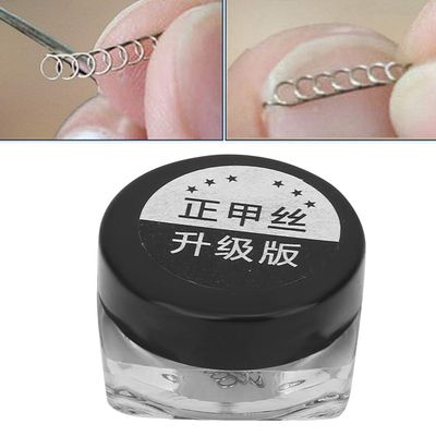 Stainless Steel Nail Corrector,ANGGREK 2 Box Ingrown Fixer Wire Toenail Stainless Steel Nail Corrector Nail Ingrowing Corrector Pedicure Care Tool