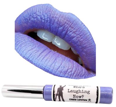 Apocalyptic Beauty Purple Lavender Goth Liquid Lipstick for Cosplay - 100 vegan &amp; cruelty-free beauty products inspired by Horror, Pop Culture, and the Absurd Who&#39;s Laughing Now