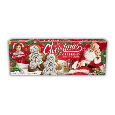 Limited Edition Special Christmas Gingerbread Soft Cookies, 2 Pack