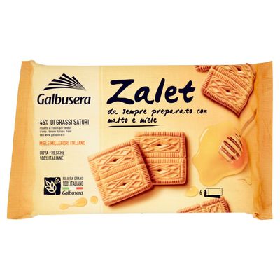 Galbusera Zalet Biscuits with Malt and Millefiori Honey 500g