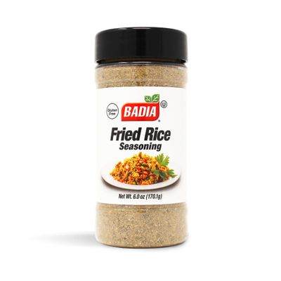 Badia Fried Rice Seasoning, 6 oz - Asian-Inspired Spice Blend for Homemade Fried Rice, Stir-Fries &amp; Noodles - With Garlic, Onion, and Natural Umami