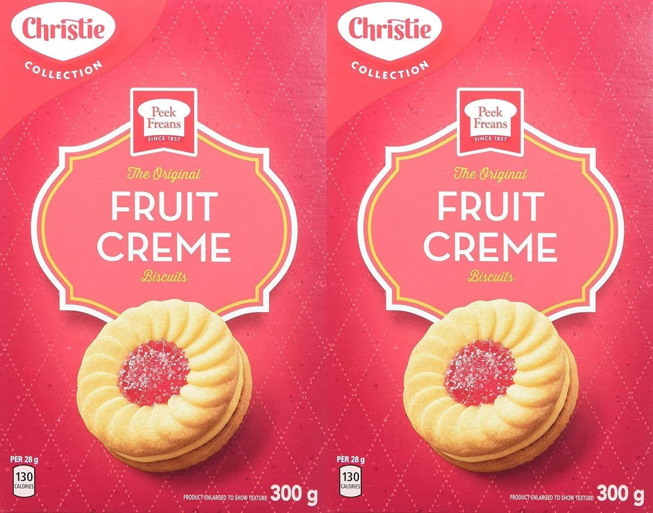 Peek Freans Fruit Creme 300g10.6oz Imported from Canada Pack of 2