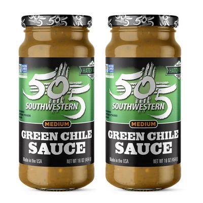 505 Southwestern Medium Green Chile Sauce Pack of 2