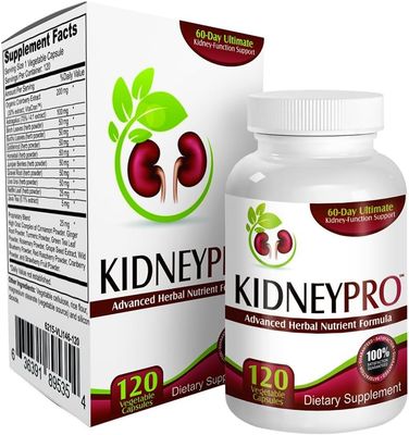 Kidney-Pro: with 21 Kidney Health Supplements in 1 Formula Total Kidney Support,120 capsules.