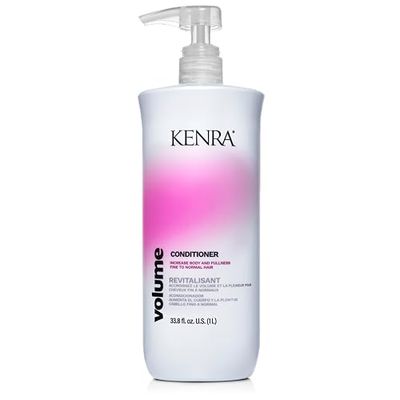 Kenra Volume Conditioner Creates Body, Bounce &amp; Fullness Increases Volume up to 45 Adds Shine Color Safe Fine To Normal Hair 33.8 fl. oz.