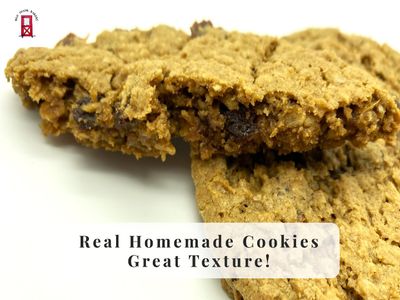 Oatmeal Raisin Cookie! 3 Large 5 inch Homemade Cookies!