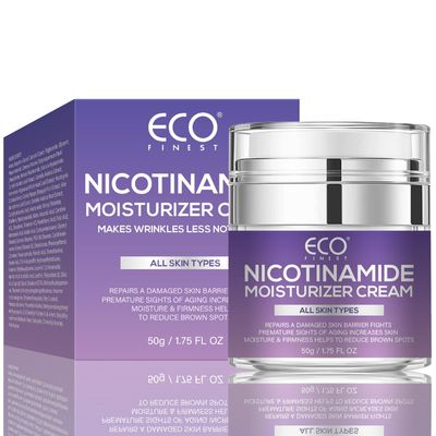 AKBAN Niacinamide Cream for Face with Sodium Hyaluronate &amp; Centella, Daily Hydration Face Moisturizer Cream for Tightening and Renewal Skin, 50g