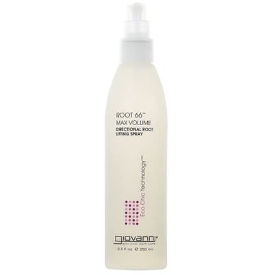 GIOVANNI Eco Chic Root 66 Max Volume Spray, 8.5 oz. - For Fine Lifeless Hair, Pro-Vitamin B5, Horsetail Extract, Sea Salt, Kiwi, Lauryl &amp; Laureth Sulfate Free, No Parabens, Color Safe